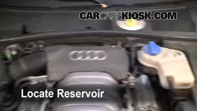 2004 Audi A6 3.0L V6 Windshield Washer Fluid Add Fluid